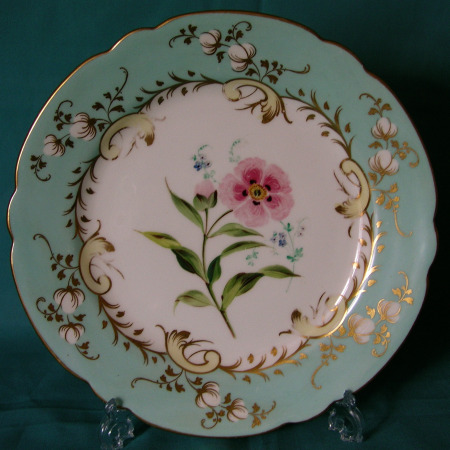 Samuel Alcock porcelain dessert plate c.1850