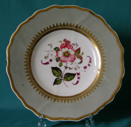 S. Alcock dessert plate c.1835-40