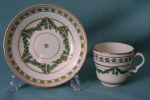 A Champion's Bristol Coffee Cup and Saucer c.1775