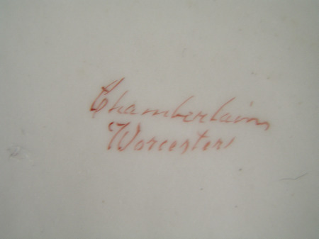 A Chamberlain-Worcester plate c.1810