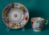 A Fine Coalport Coffee Cup and Saucer c.1810