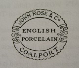 Coalport printed mark c.1830-50