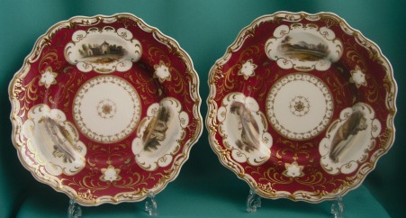 A pair of Copeland & Garrett dessert pates c.1835  