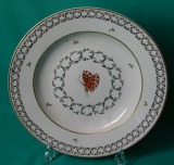 A Cozzi Porcelain Plate c.1780