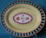 An English Creamware Arcaded Dish c.1800