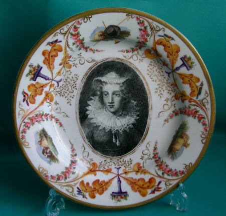 A Rare Herculaneum Porcelain Plate c.1810-15