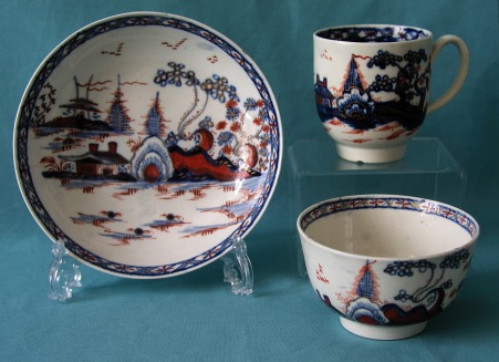  Liverpool Porcelain Trio 