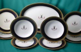 A Minton Armorial Part Dinner Set c.1882