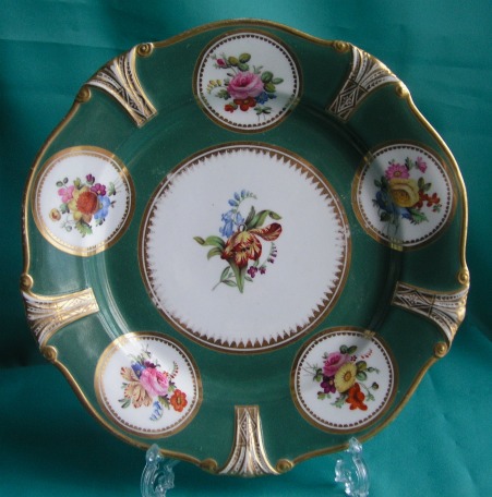 A Ridgway Porcelain Dessert Plate c.1810