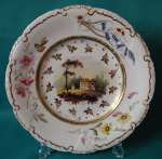A Rockingham Porcelain Dessert plate c.1830