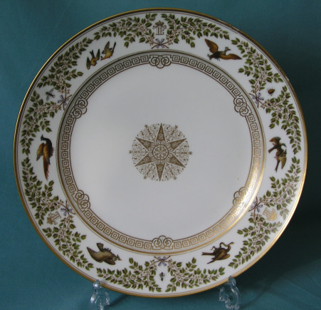 A Sevres Louis Philippe Porcelain Plate c.1839