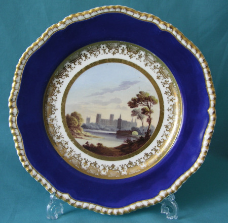 A Spode Porcelain Cabinet Plate c.1825 A Spode Porcelain Cabinet Plate c.1825
