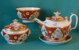 Thomas Rose Porcelain Tea set, Japan Pattern, c.1805-10