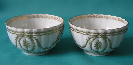 Two Worcester Tea bowls c.1775