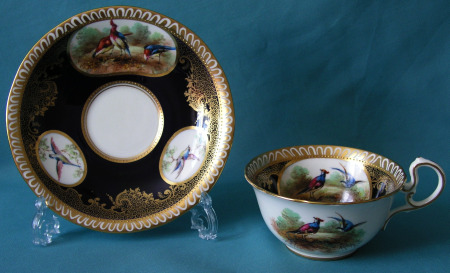 Aynsley cabinet cup and saucer c.1890-1910