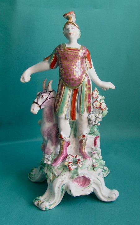 A Bow figure of Centurian, possibly Epona, c.1760-64 A Bow figure of Centurian, possibly Epona, c.1760-64