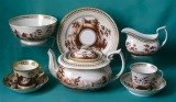 A Chamberlain Worcester part Teaset c.1815