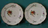 A pair of Chamberlains Worcester dinner plates c.1811-20