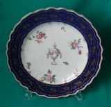 A Chelsea-Derby Porcelain  Plate c.1775