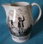 Antique Creamware Liverpool  jug c.1790