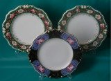 3 Bloor Derby Dessert Plates c.1820