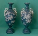 Grainger Worcester Porcelain Pate-sur-Pate Vases