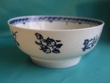A Seth Pennington Liverpool Porcelain slop bowl c.1780