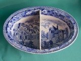 A Minton Blue & White Pearlware Dish 