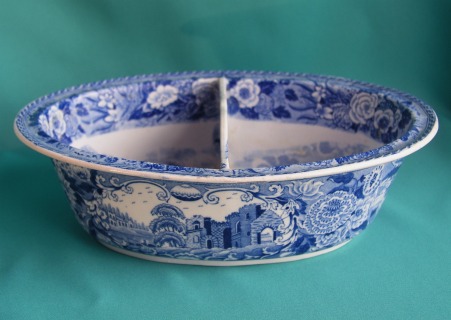 A Minton Blue & White Pearlware Dish 