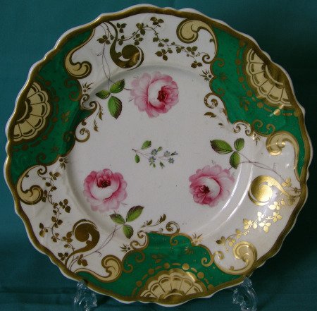A dessert plate, possibly Ridgway c.1820 A dessert plate, possibly Ridgway c.1820