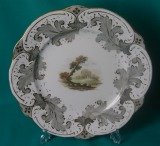 A Rockingham Porcelain Dessert Plate c.1835