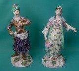 A Pair of Samson Porcelain Figures of Turks