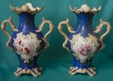 A pair of English Porcelain Vases c.1840